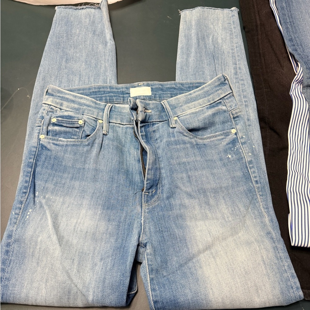 MOTHER Light Blue Skinny Jeans